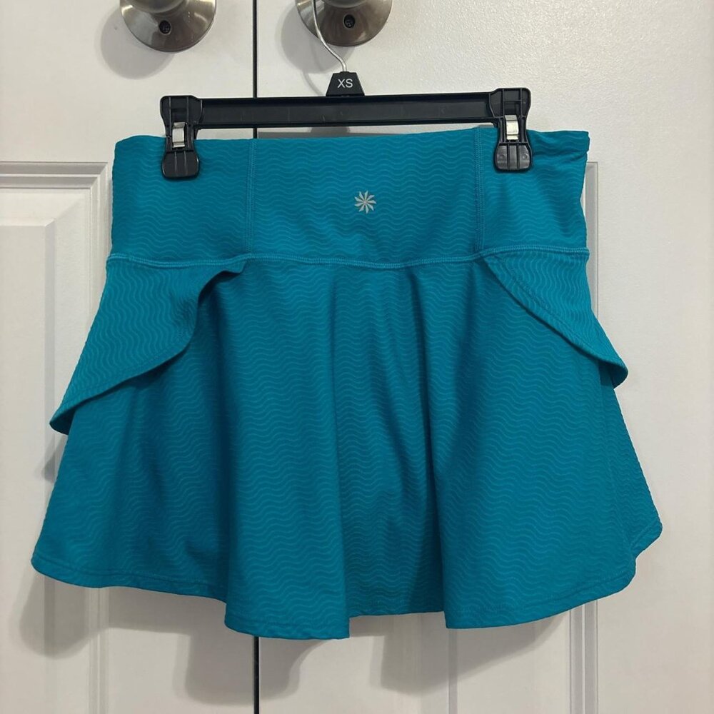 Teal Athleta tennis skirt/shorts/skort
